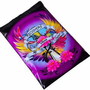 100 Designer Recovery Tattoo Poly Mailers 10x13